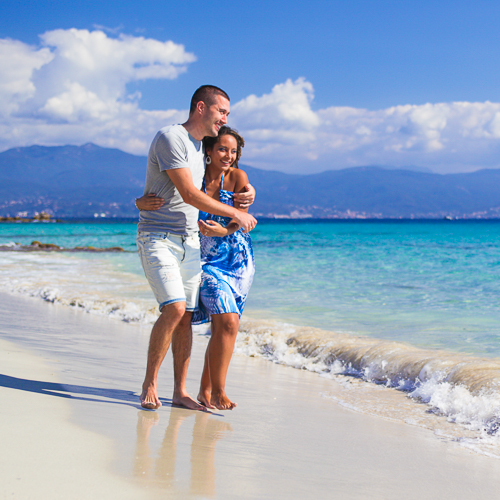 Photographe couple corse ajaccio bastia plage